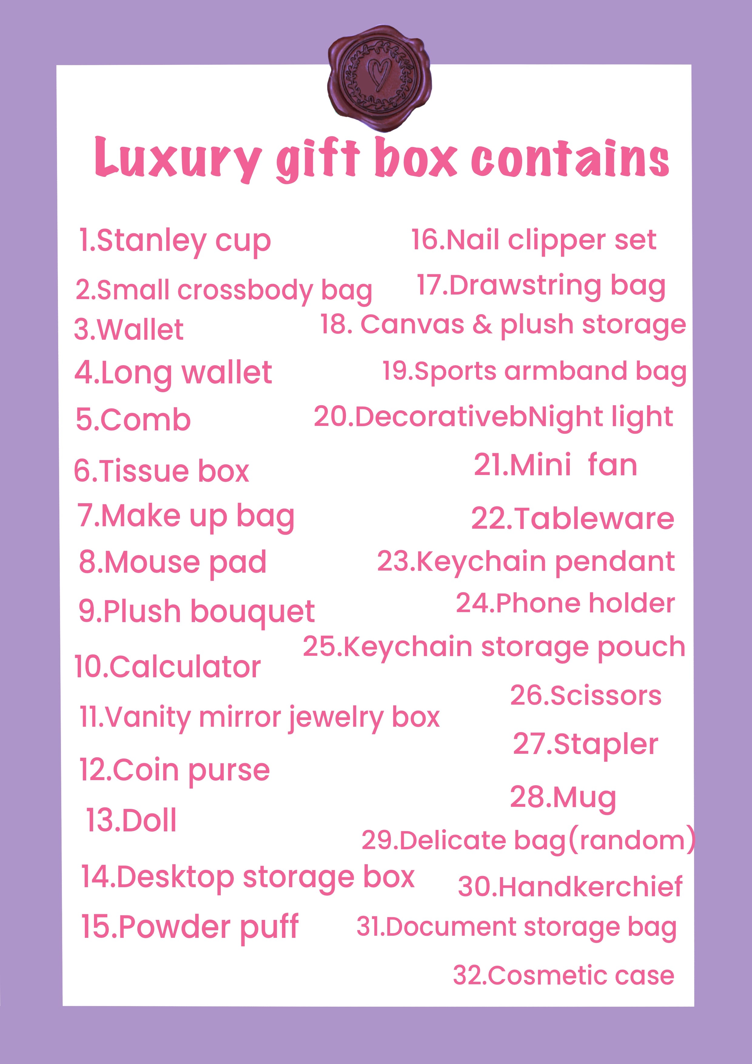 Super Luxury Lucky gift box （H·K ）